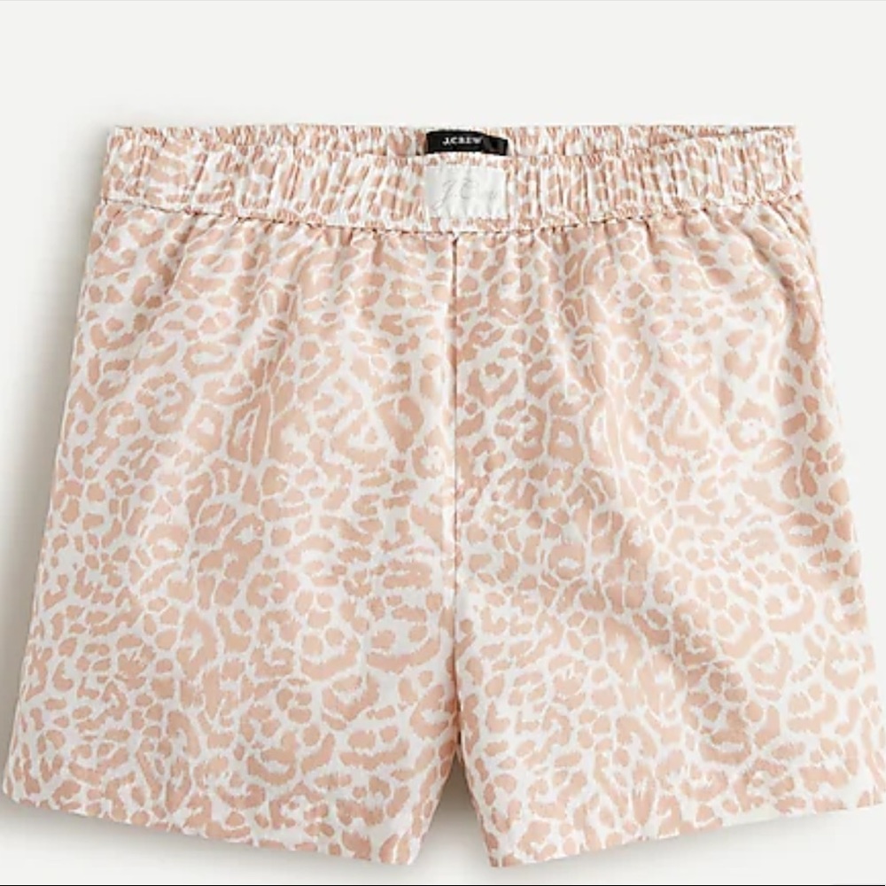 NWT J.Crew Cotton Poplin boxer short in soft spots
